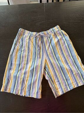 Women’s Multi-Color Striped Bermuda Free People shorts